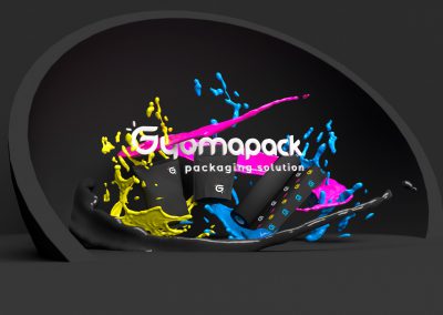 Gyomapack logo design and branding