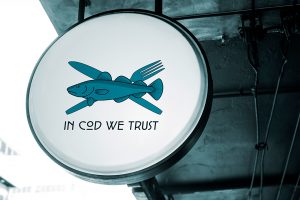 In Cod We Trust - logo design and branding