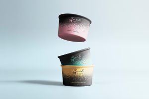 Logo design and branding for ice cream products