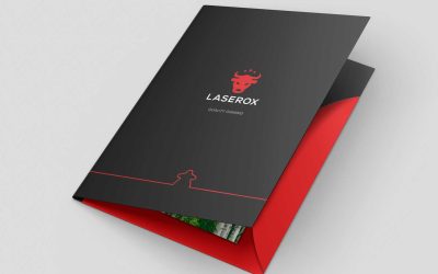 Laserox – folder design