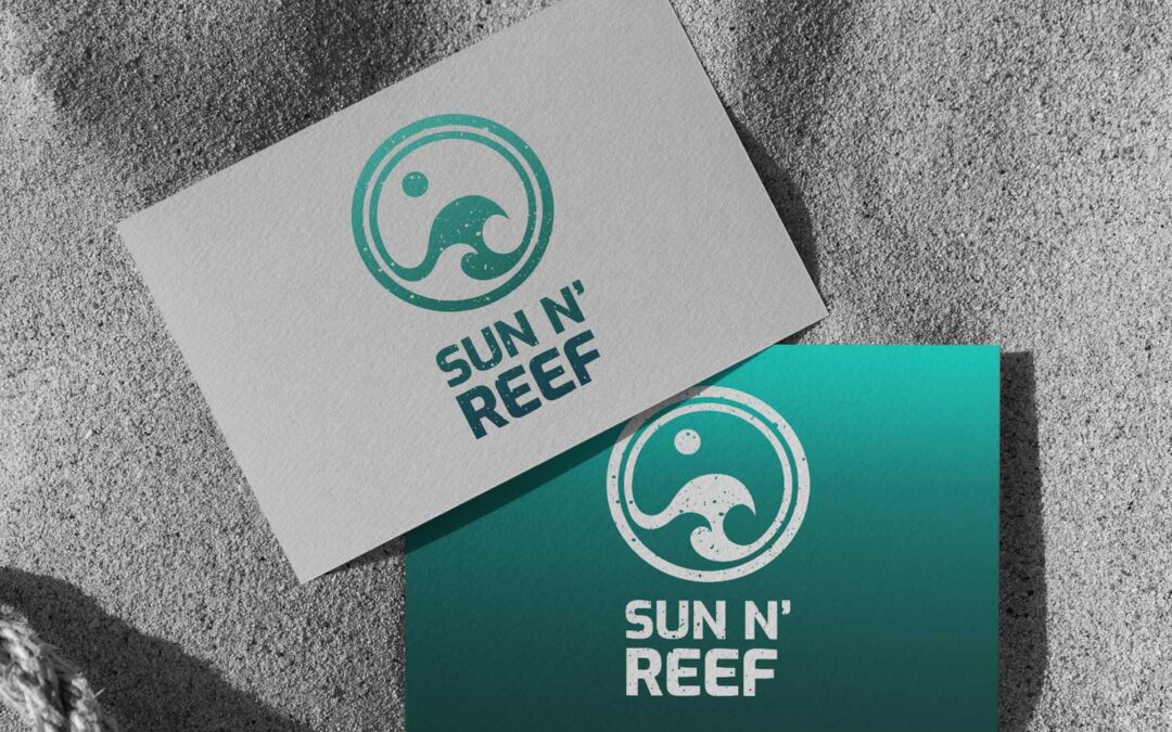 SUN ‘N REEF logo design