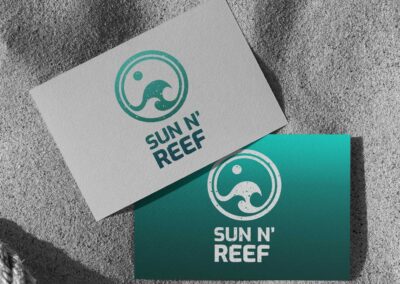 SUN 'N REEF - logo design