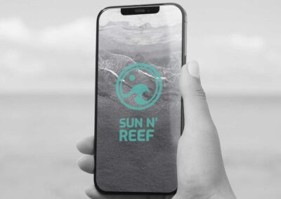 SUN 'N REEF - logo design